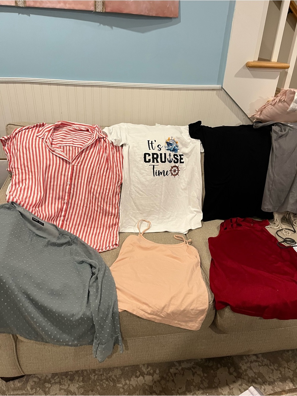 Kids White 'It's Cruise Time' Graphic Tee and Women’s Lot of Clothes